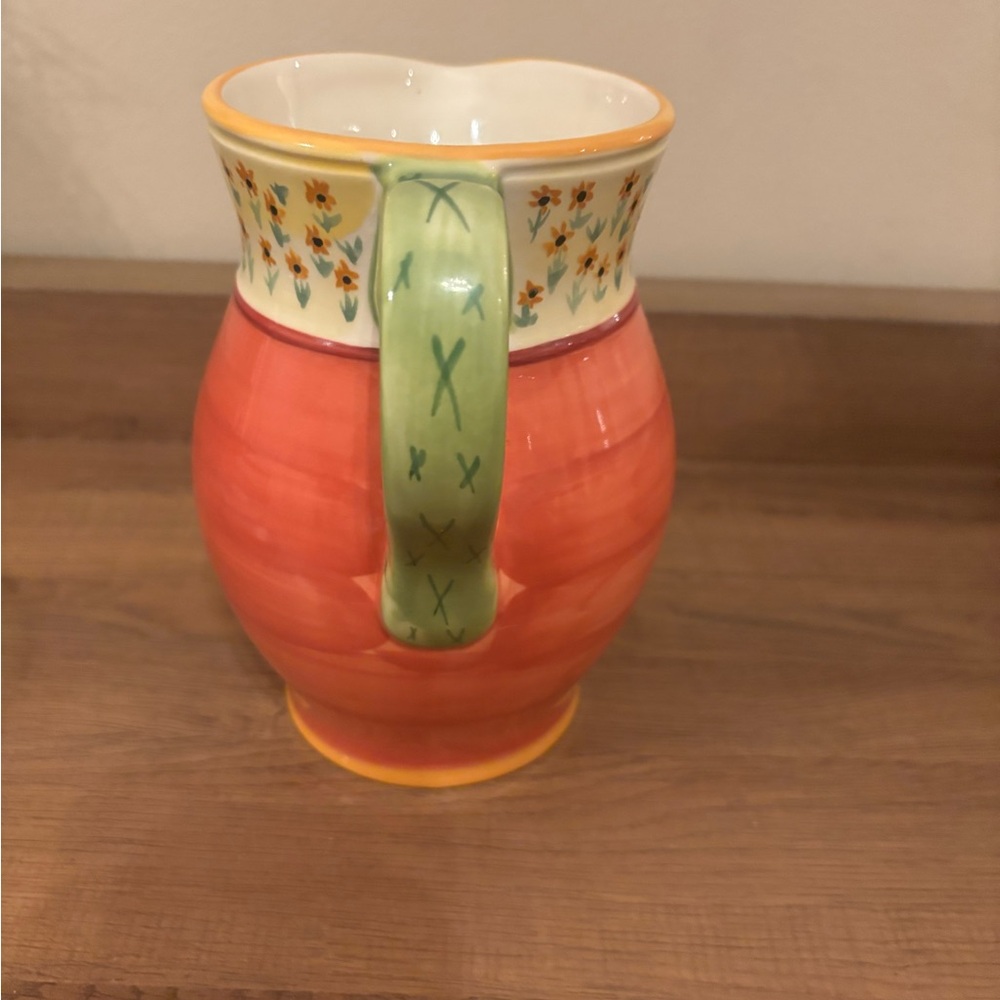 Mint Pfaltzgraff‎ Sunflower “The Secrets of Pistoulet" Pitcher By Jana Kolpen - Picture 5 of 7